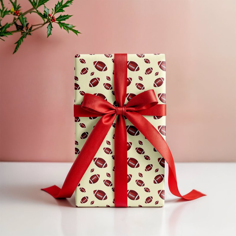 Football Touch Down Gift Wrapping Paper