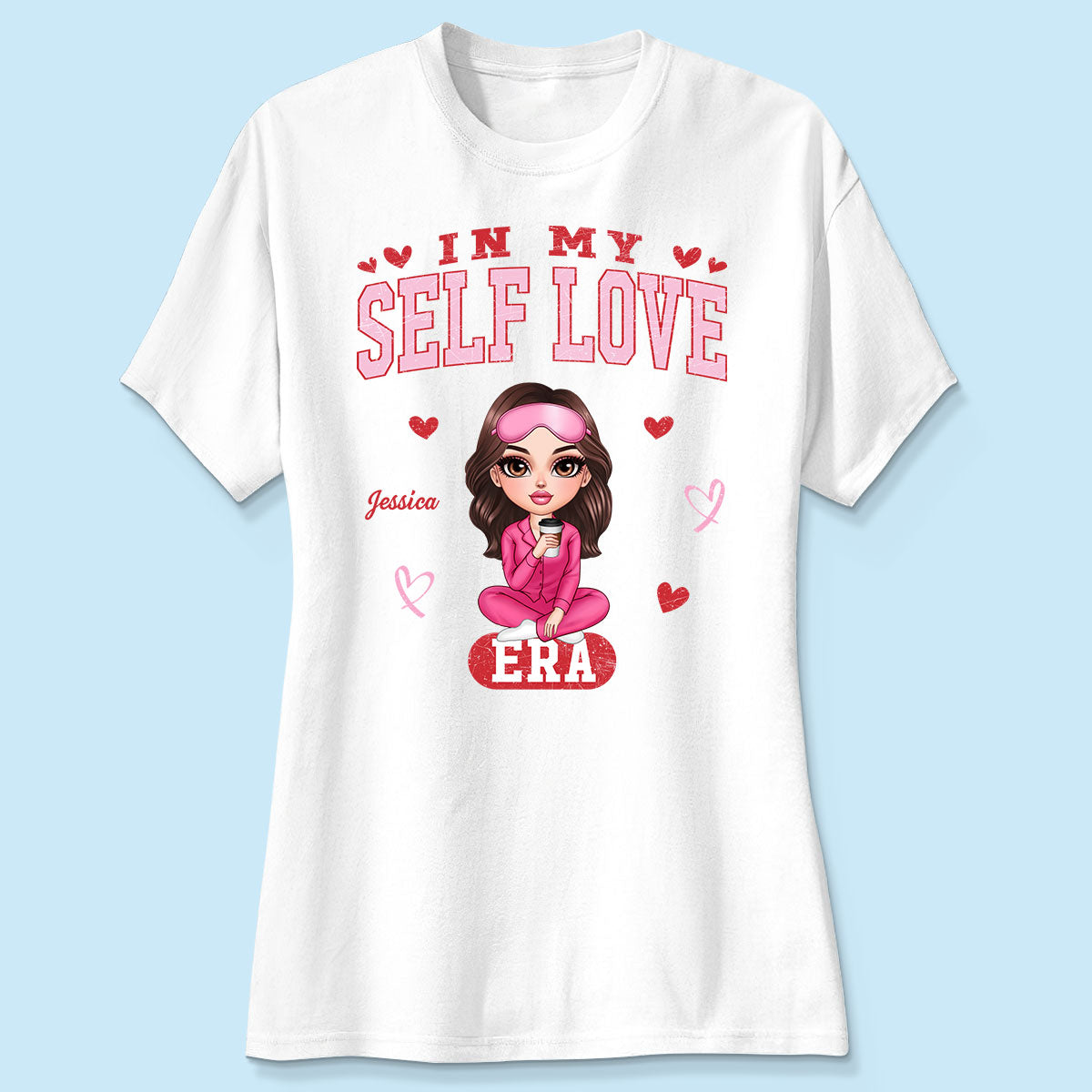 In My Self Love Era Valentine's Personalized Sweater, Personalized  Anti- Sweater