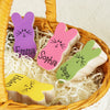 Easter Decor For Grandma Grandpa Personalized Wooden Bunny Block Set [1-15 Bunnies with Base]
