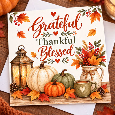 Grateful Thankful Blessed