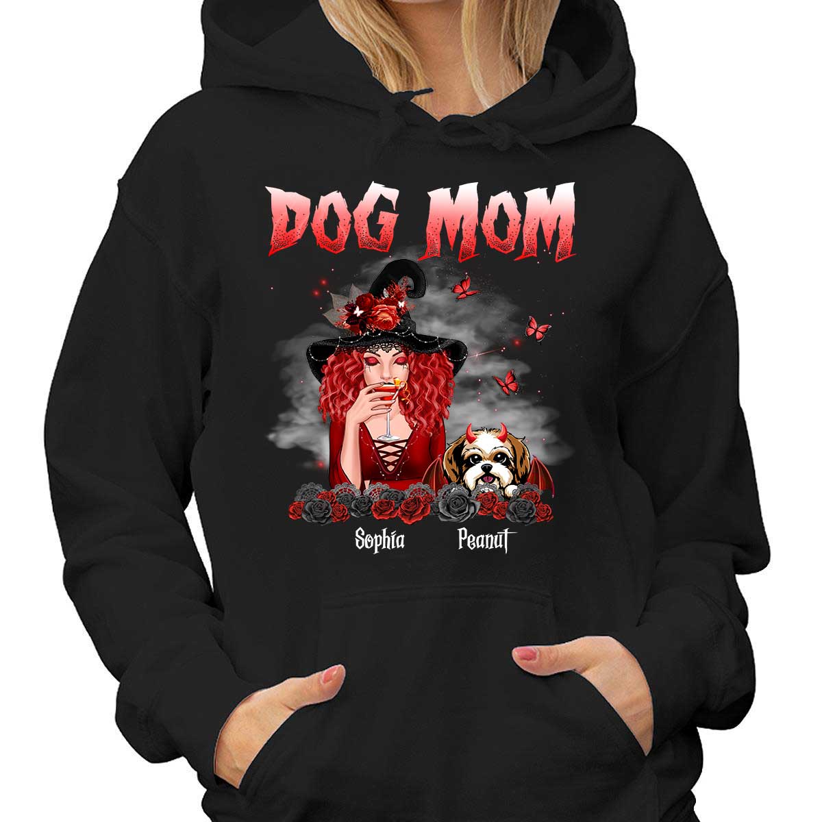Halloween Roses Dog Mom Personalized Shirt