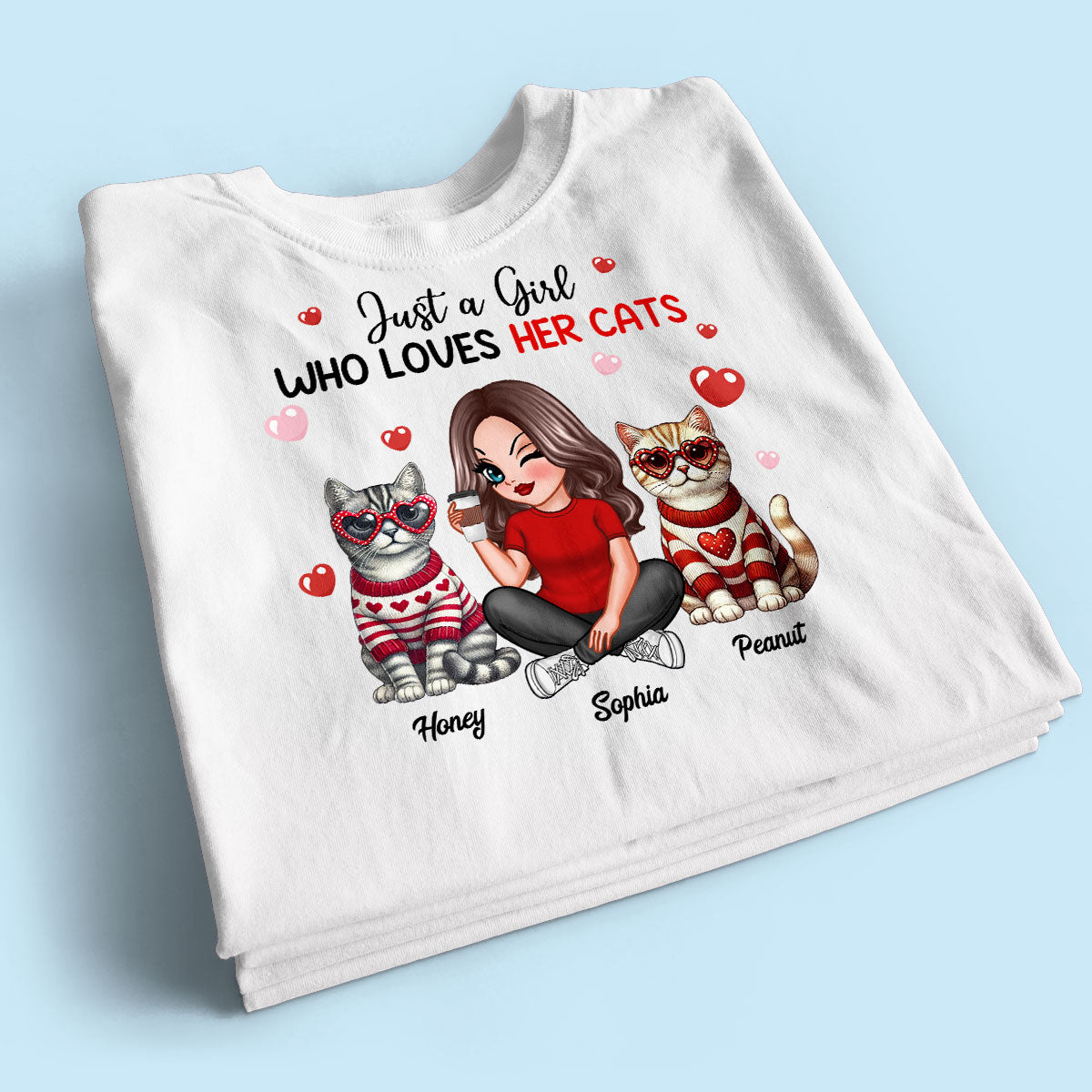 Just A Girl Who Loves Her Dogs  Dog Mom Personalized Shirt