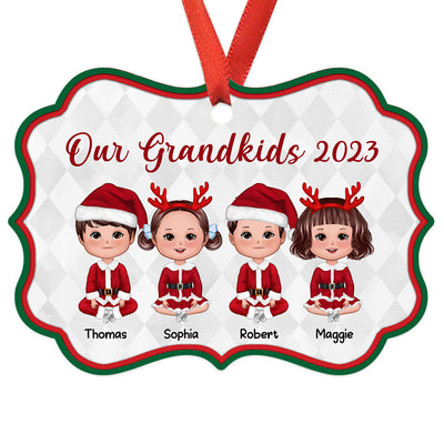 Christmas Costume Our Grandkids Personalized Christmas Ornament