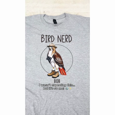 Bird Nerd Funny Bird Watcher Shirt, Twitcher Shirt, Gift for Bird Lover Personalized Shirt