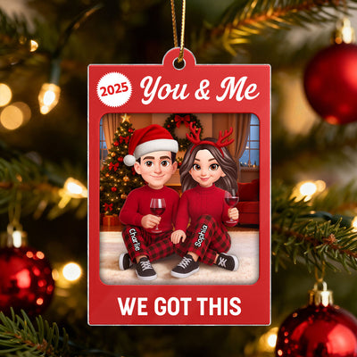 I'm Yours No Returns or Refunds - Personalized Acrylic Ornament - Christmas Gift for Couple, for Her, for Him