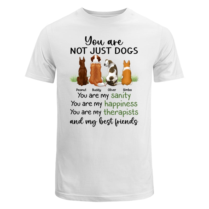 Back View Dogs Sanity Best Friends Personalized Shirt