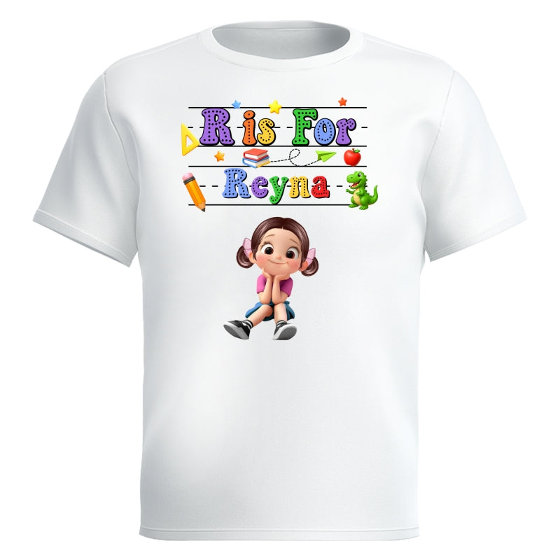 Back To School Kids Shirt, Personalized Alphabet Kids Shirt