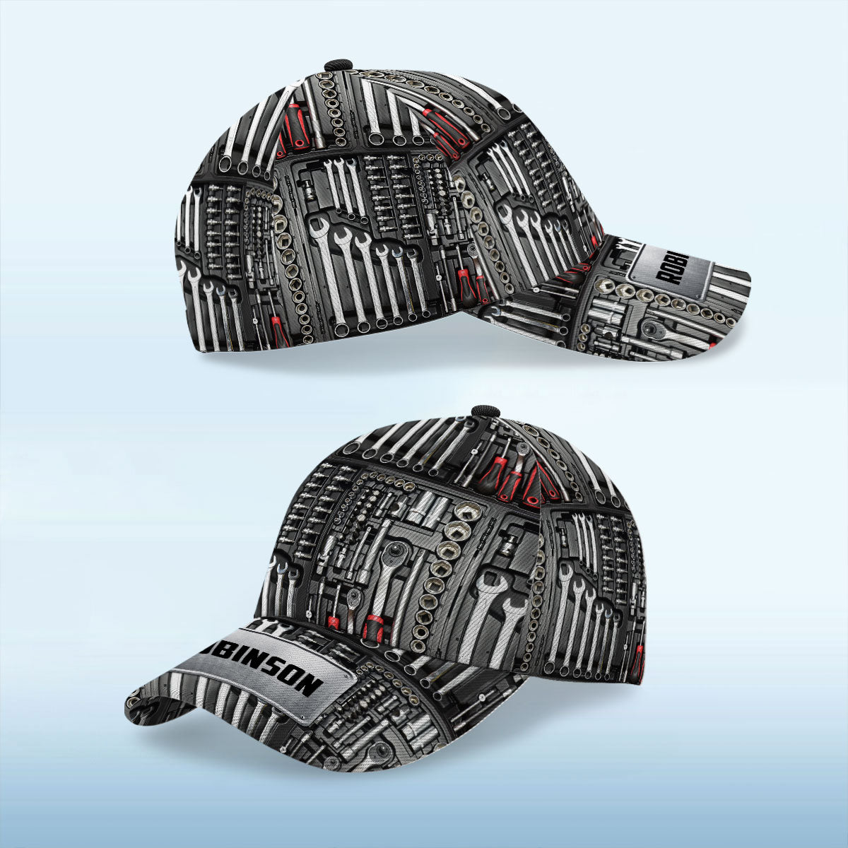 Tool Box Mechanic Personalized Classic Cap, Father's Day, Gifts for Men, Toolkit