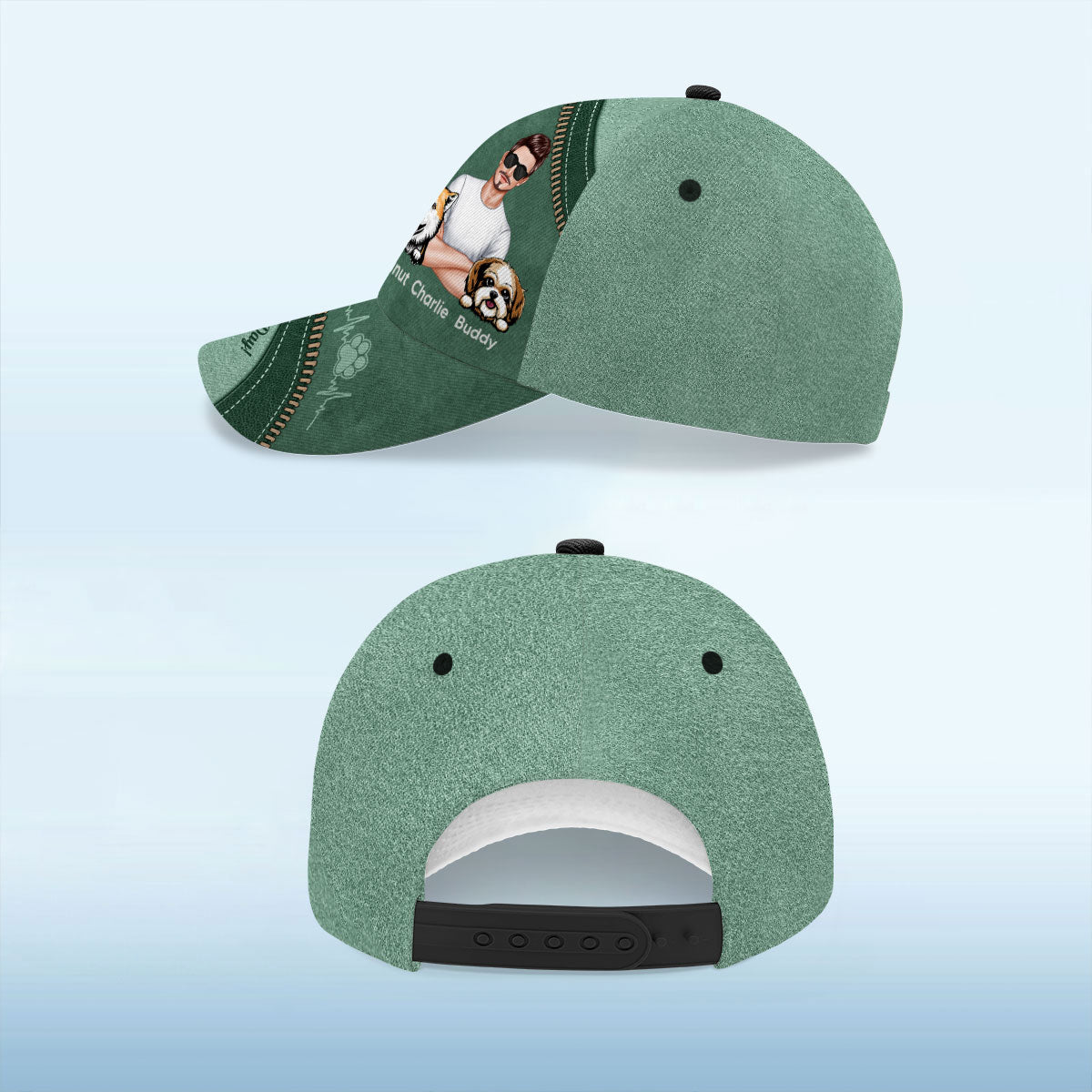 Dog Dad Happy Father's Day Personalized Classic Cap
