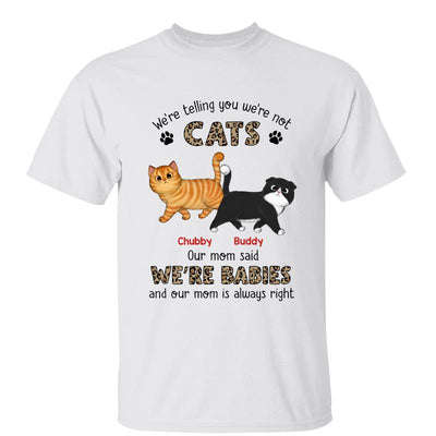 Walking Fluffy Cats Baby Mom Said Gift For Cat Mom Cat Lovers Personalized Shirt