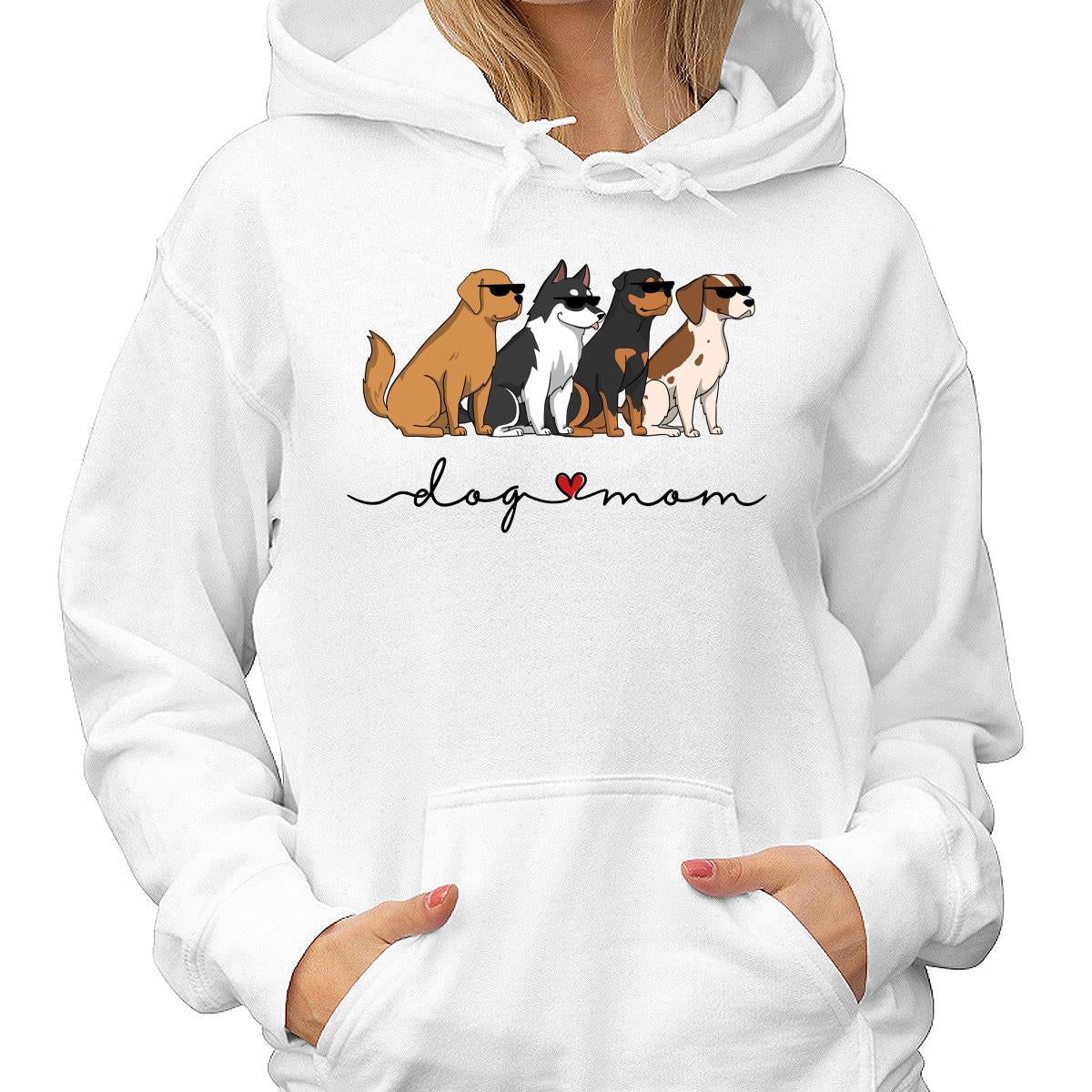Dog Mom Simple Cool Dog Gift For Dog Lover Personalized Shirt