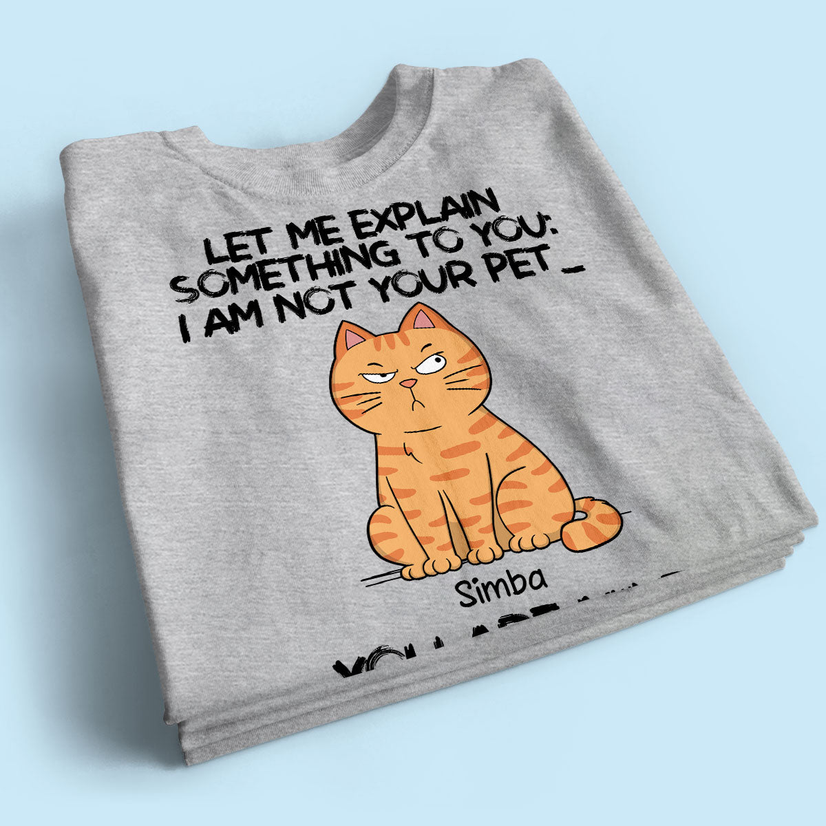 Let Me Explain Funny Cartoon Cats Mother‘s Day Father’s Day Gift Personalized Shirt