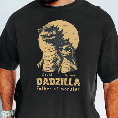 Father of Monsters - Personalized Shirt - Funny Father's Day Gift for Dad, Papa, Husband