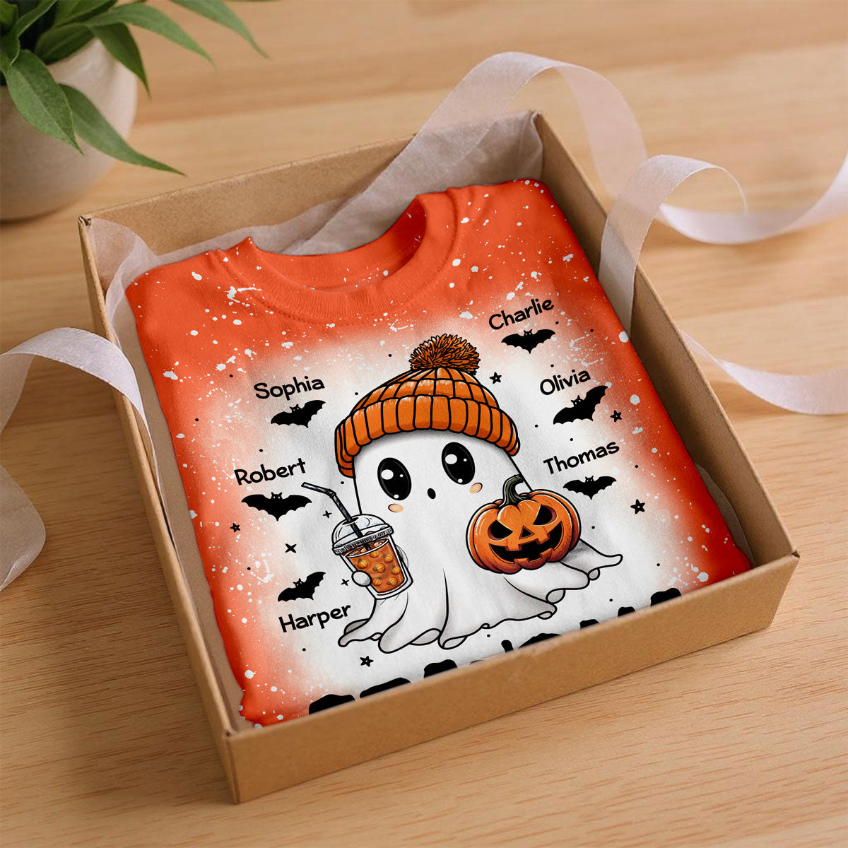 Boo Grandma Fall Season Halloween Personalized 3D Shirt