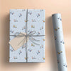 Blue Golf Cart Gift Wrapping Paper