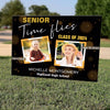 Time Flies Senior Graduate Family Yard Decor Photo Inserted Personalized Yard Sign