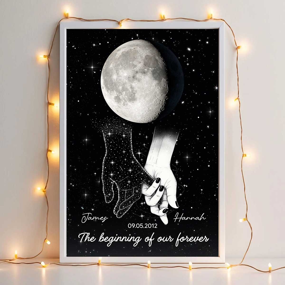 Show Custom Recommendation - TRC1202512224903 - Couple Lamp Post Wooden Plaque