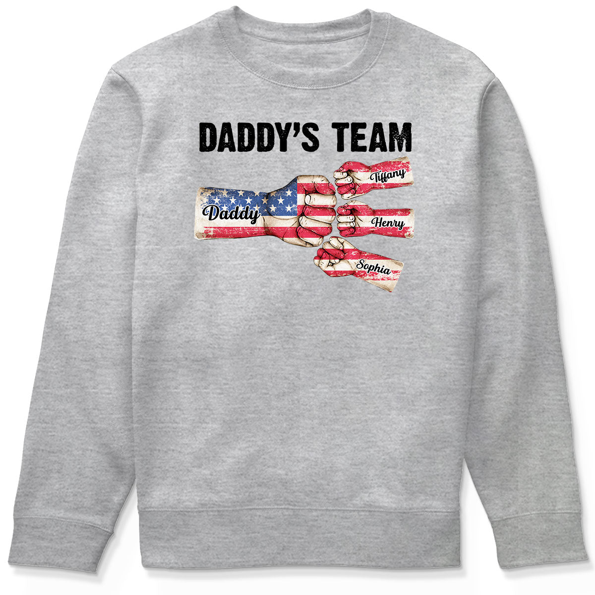 American Daddy‘s Team Personalized Shirt