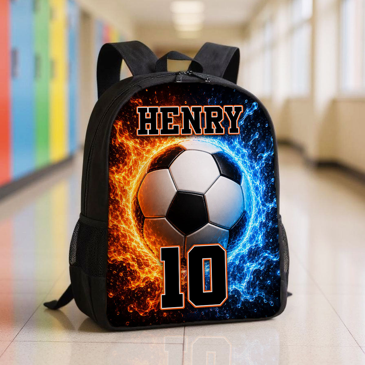 Firestorm Balls for Boys Girls - Personalized Backpack - Back to School Backpack for Kids