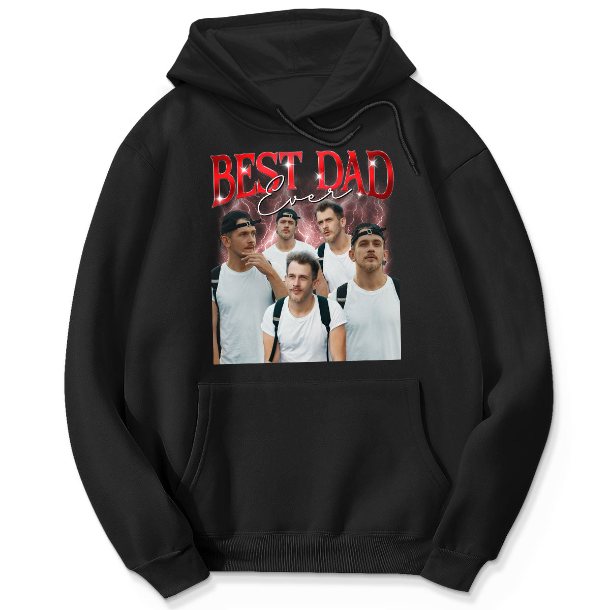 Bootleg Best Dad Ever Photos Insert Personalized Shirt