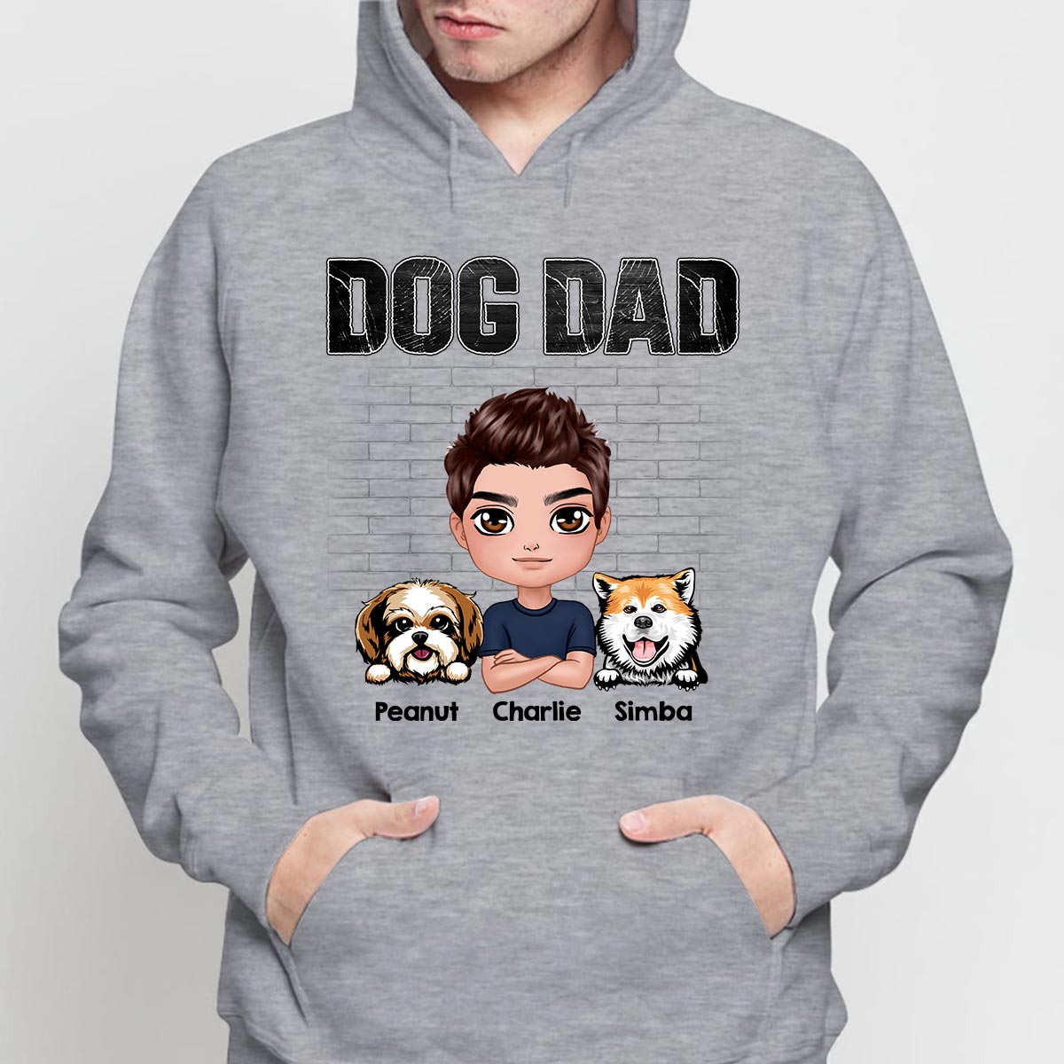 Doll Man Dog Dad Gift For Dog Lovers Personalized Shirt