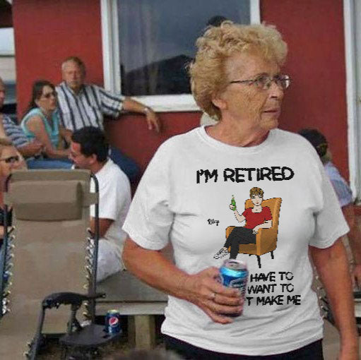 I'm Retired Personalized Shirt, Funny Retirement Gift, Gift For Retirees