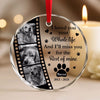 Dog Memorial Personalized Glass Ornament, Film Roll Custom Dog Picture, I Loved You Your Whole Life And I'll Miss You For The Rest Of Mine