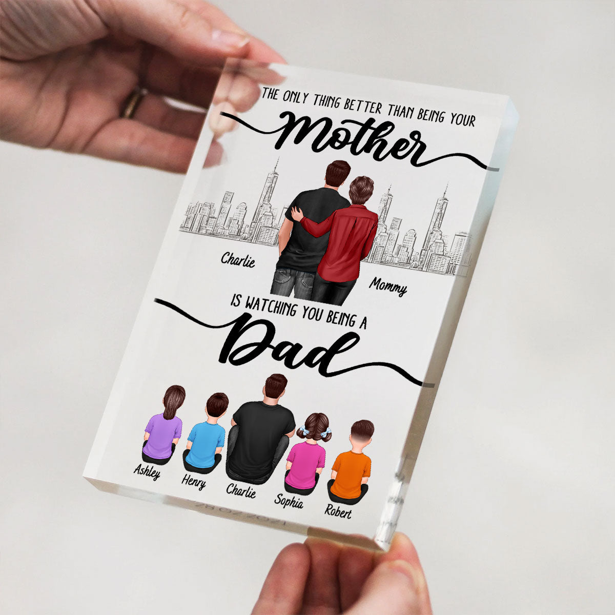 To My Son From Mom The Only Thing Better Than Personalized Acrylic Block, Father's day gift