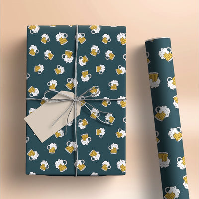 Beer Ice Cold Gift Wrapping Paper