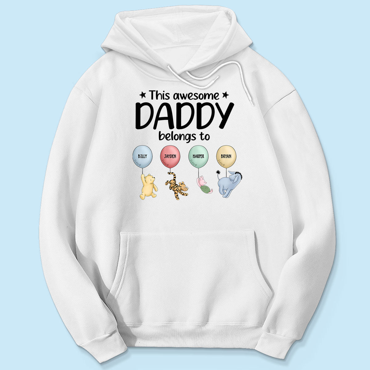This Awesome Daddy Belongs To Cute Characters Personalized Shirt