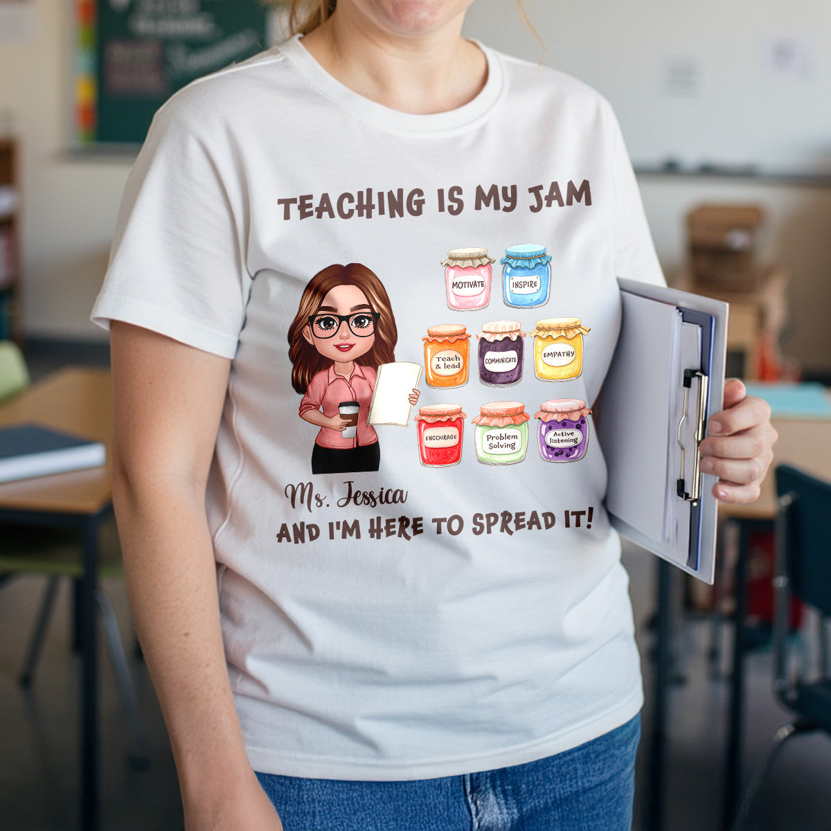 Teacher Teaching Is My Jam Personalized Shirt