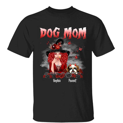 Halloween Roses Dog Mom Personalized Shirt