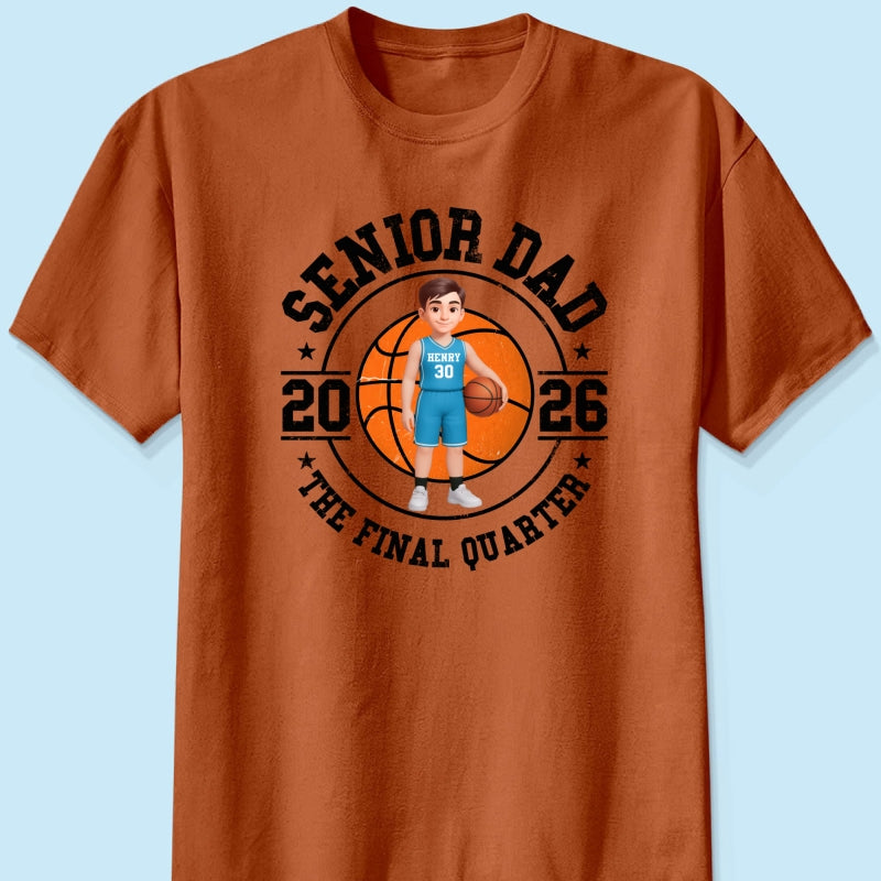 Sport Senior Proud Mom Dad Of Graduate - Personalized Shirt - Basketball, Baseball, Football