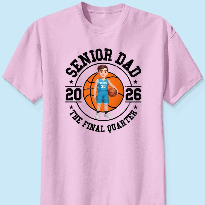 Sport Senior Proud Mom Dad Of Graduate - Personalized Shirt - Basketball, Baseball, Football
