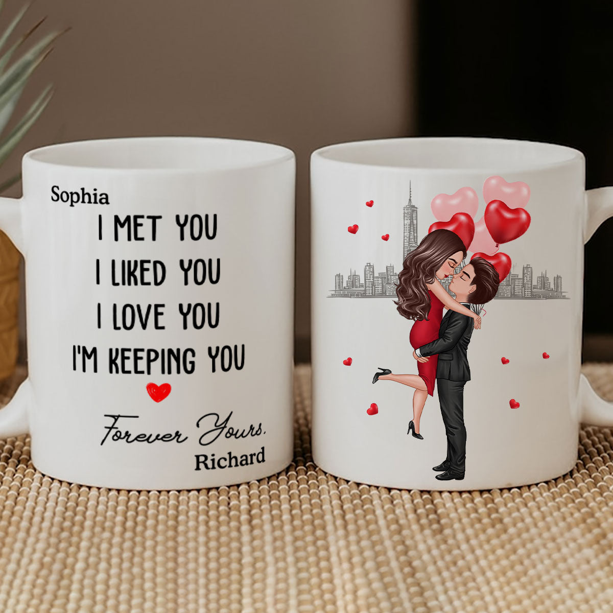Forever Yours Couple Anniversary Gift  Personalized Mug