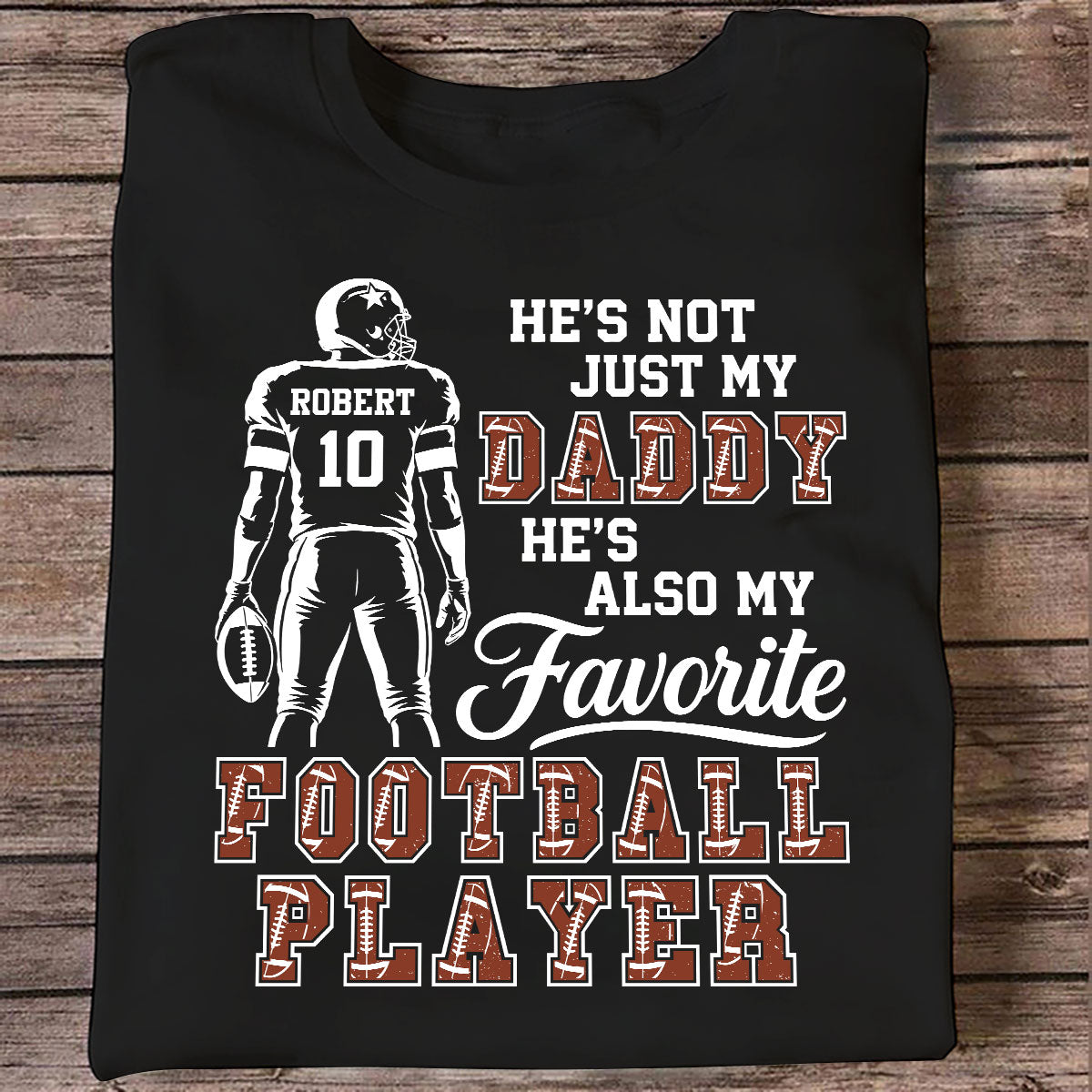 My Favorite Football Player - Personalized Shirt - Custom Game Day Shirt for Football Mom, Grandma, Girlfriend