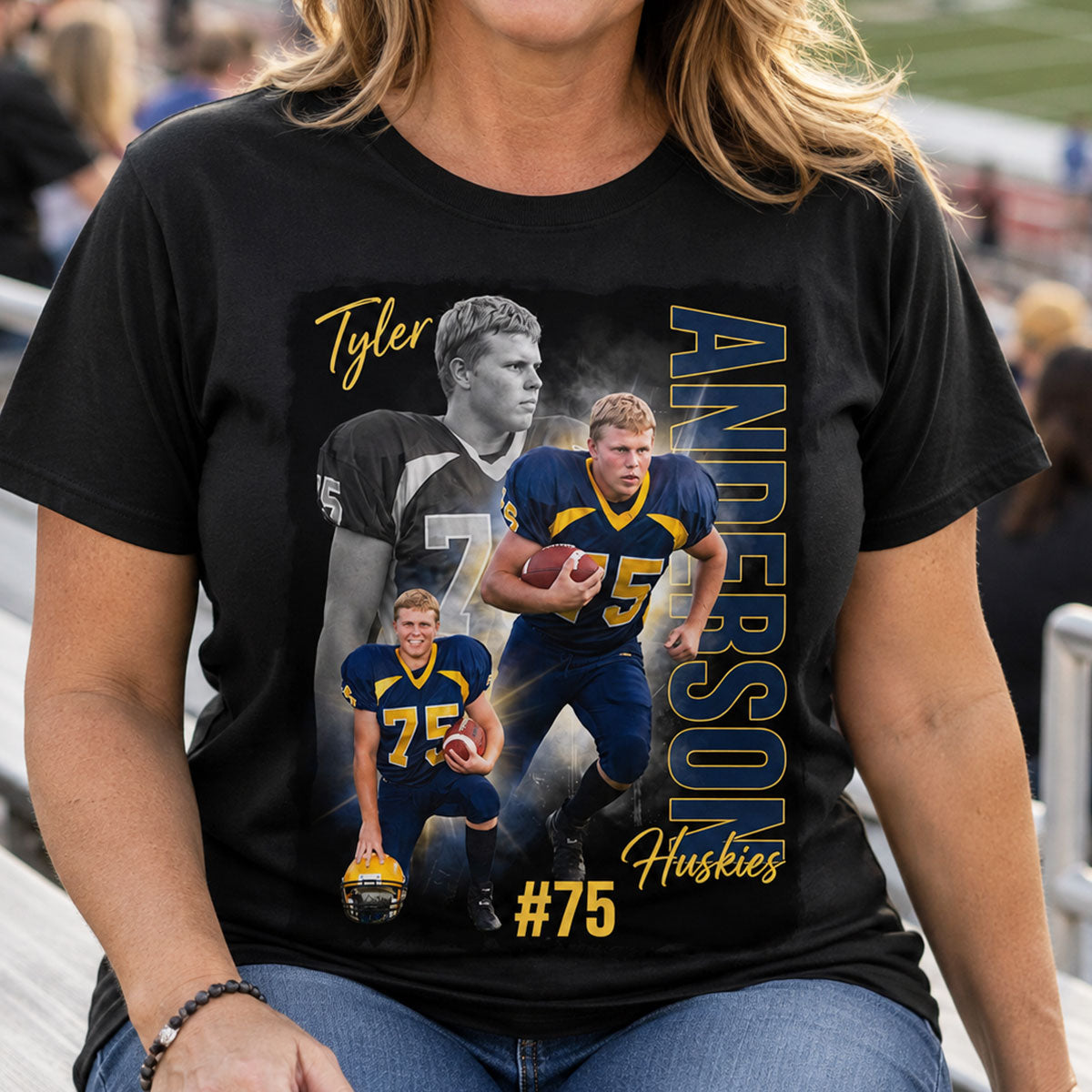 Custom Player Sport - Personalized Shirt - Trendy Bootleg Tee for Him, Gift for Her