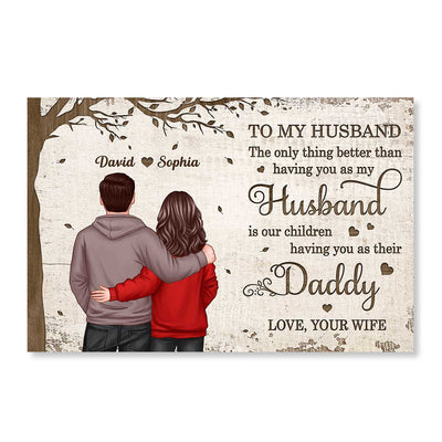 Under Tree To My Husband Personalized Poster