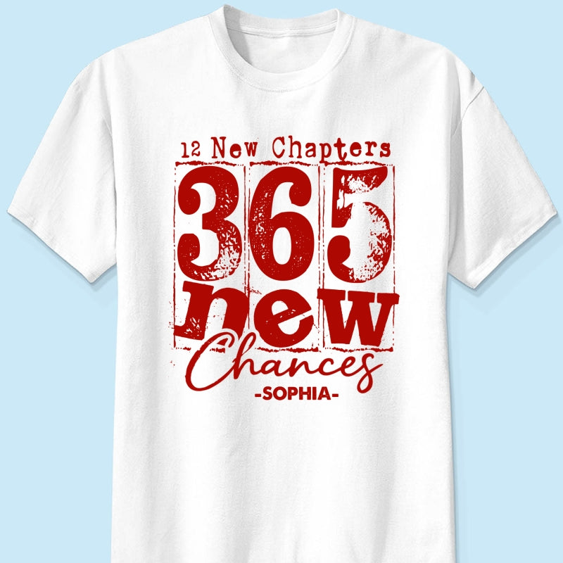 12 New Chapters, 365 New Chances Trendy Retro Shirt, New Year Gift For Yourself