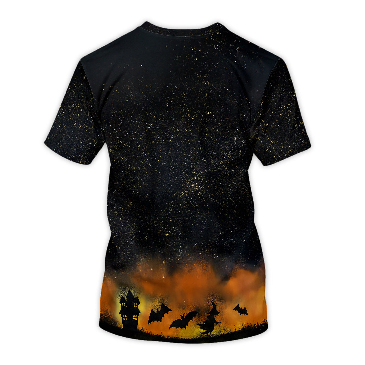 Grandma & Kids Witchy Ombre Tie-Dye Pattern Personalized Shirt Perfect Halloween Costume For Grandma