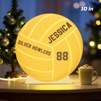 Volleyball Player Name - Personalized Light Box - Heartwarming Decor For Volleyball Player