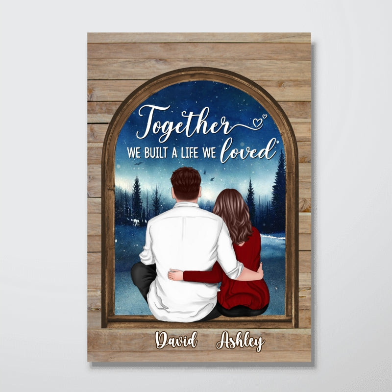 Couple Sitting At Window You & Me We Got This Personalized Vertical Poster