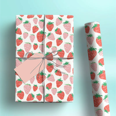 Strawberries Gift Wrapping Paper