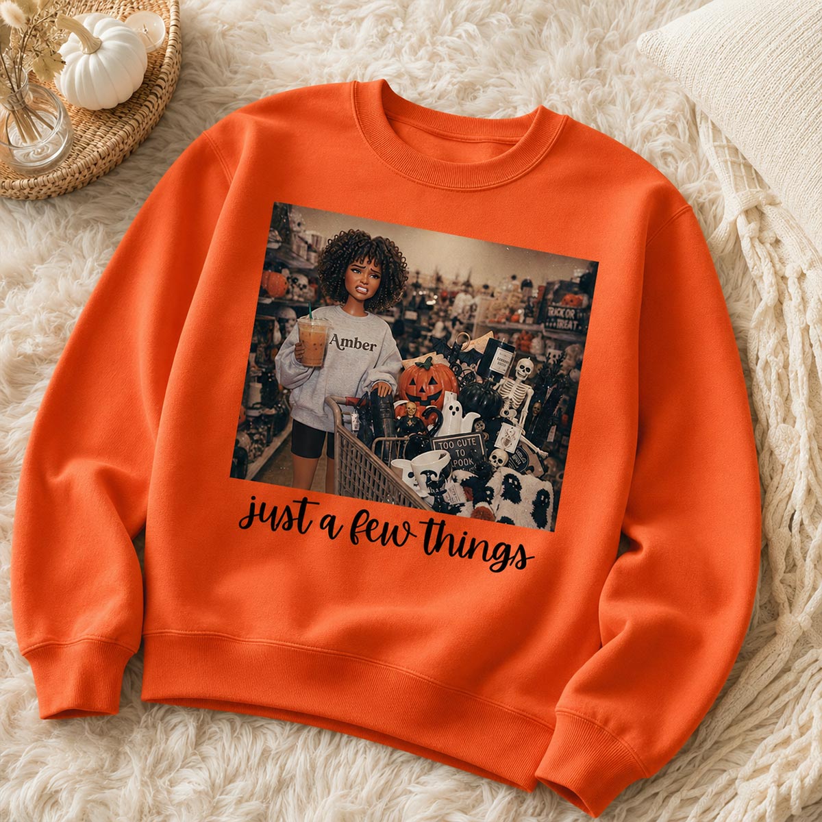 Halloween Just A Few Things Custom Portrait From Photo - Personalized Shirt - Funny Halloween Shirt