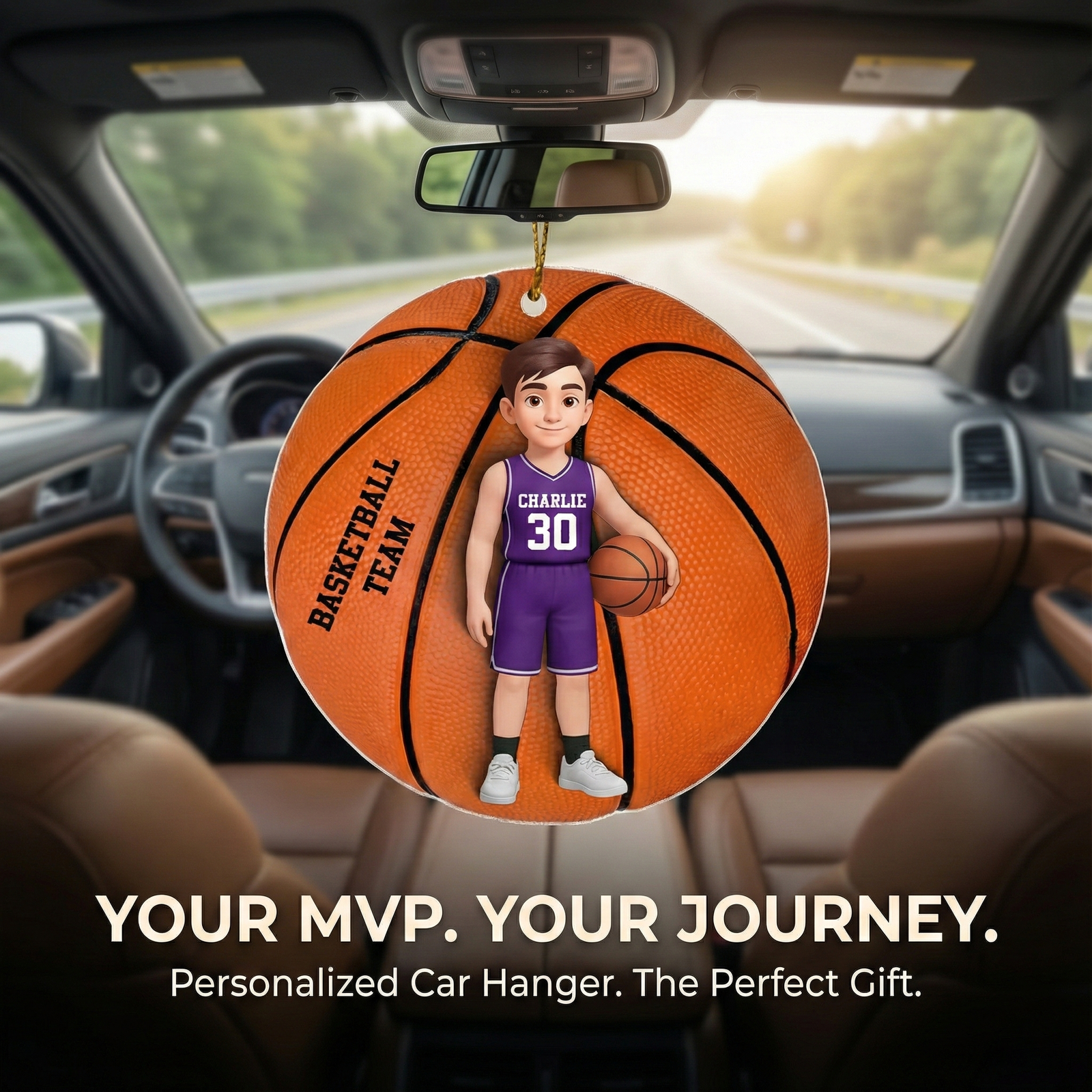 3D Effect Karate Boy Girl - Personalized 3D Sport Acrylic Car Hanger - Personalized Gift for Son, Daughter, Grandson, Granddaughter