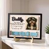 Personalized Dog Memorial Wood Frame With Collar Holder, Memorial Pet Collar Sign with Photo, Dog Memorial Gifts, Dog Sympathy Gift