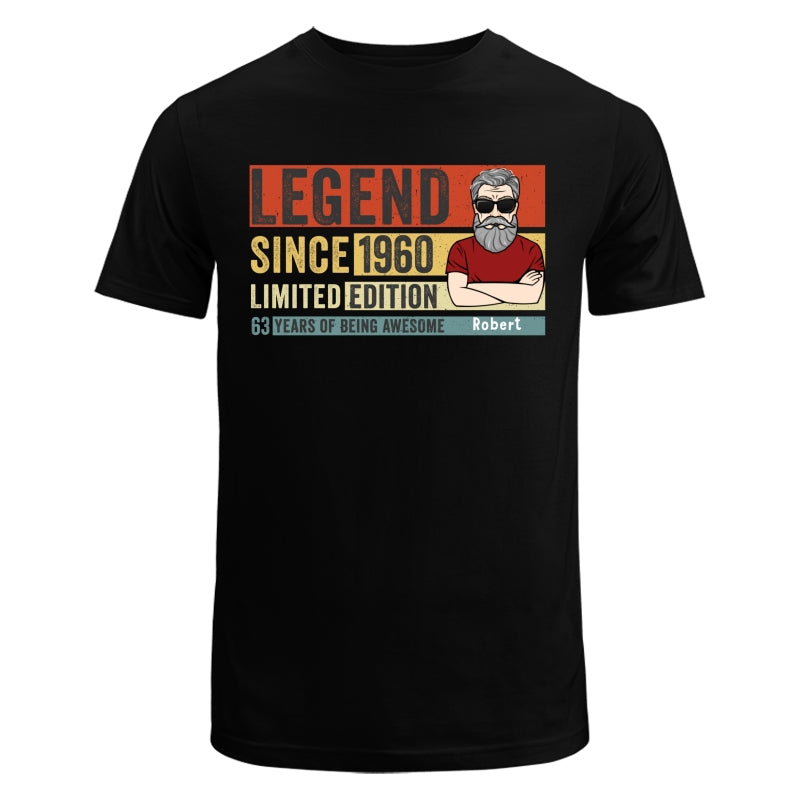 Legend Since Limited Edition Being Awesome Old Man Young Man Retro Style Personalized Shirt