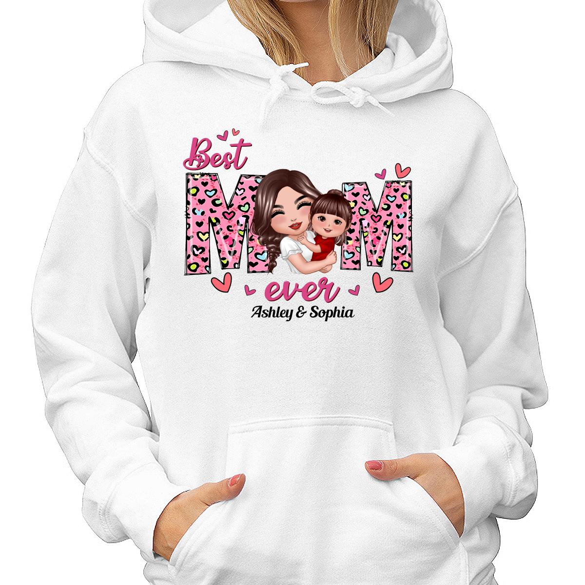 Doll Mom Hugging Kids Best Mom Ever Gift For Mom Personalized Shirt