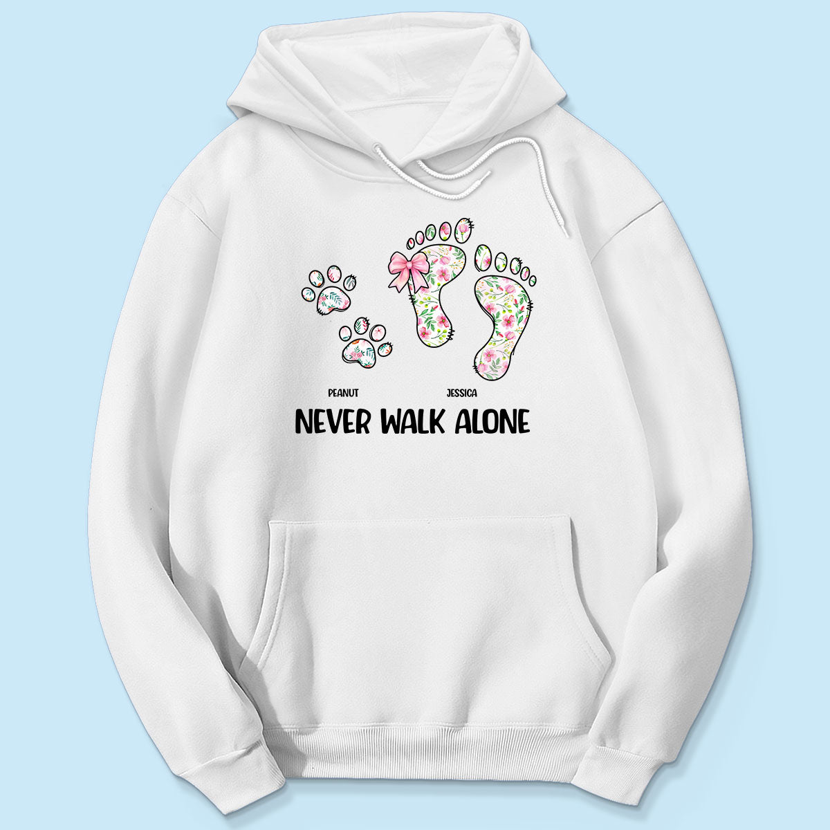 Dog Mom Never Walk Alone Personalized Shirt