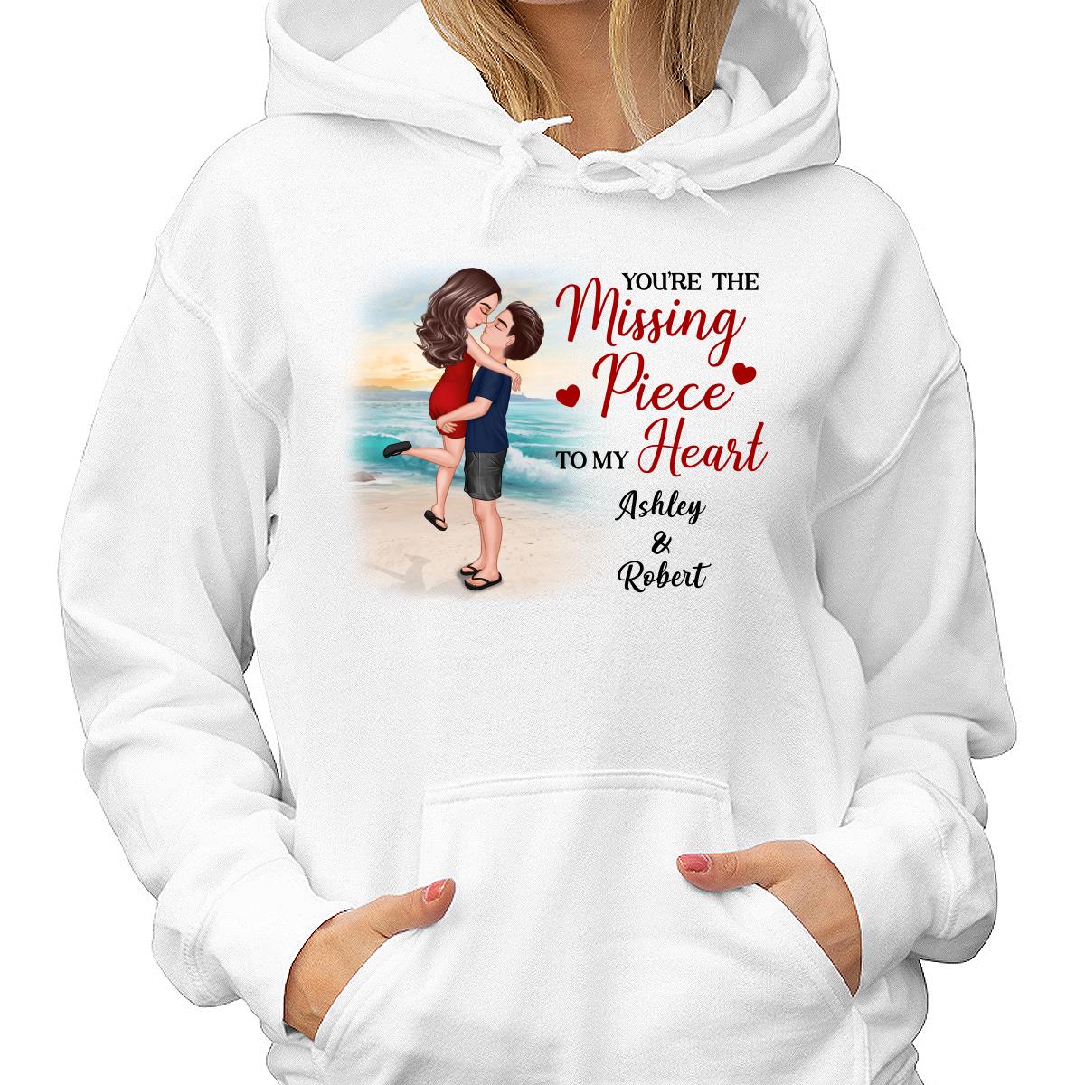 Couple Kissing On The Beach Personalized Shirt